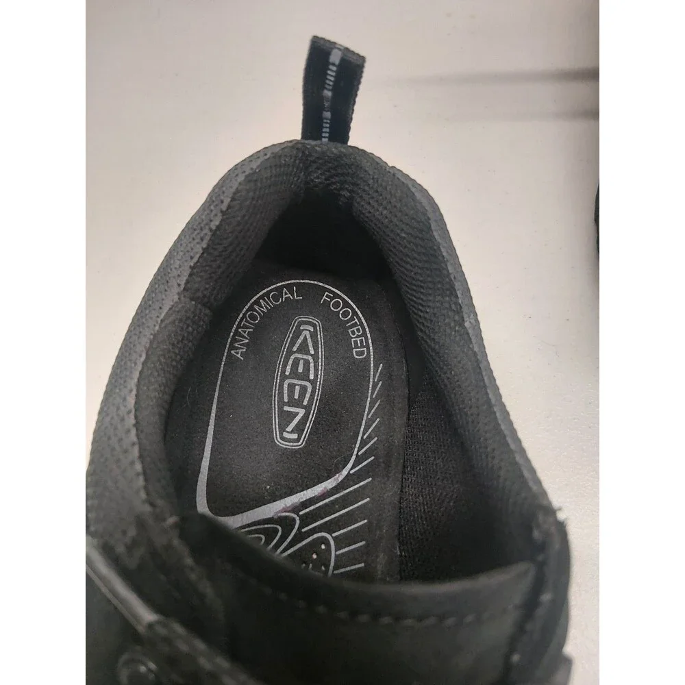 Keen Men's Rialto Lace Black Leather Every Day Hiking Shoes Made In USA Sz 10.5